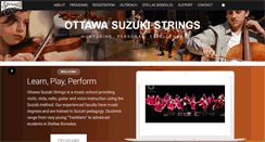 Desktop Screenshot of ottawasuzukistrings.ca