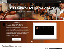 Tablet Screenshot of ottawasuzukistrings.ca