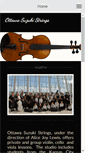 Mobile Screenshot of ottawasuzukistrings.org