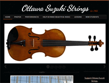 Tablet Screenshot of ottawasuzukistrings.org